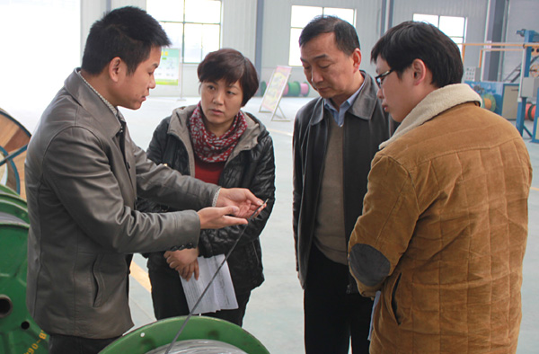 滁州市经信委领导来草莓视频在线观看18网页集团调研新项目建设情况(图1)