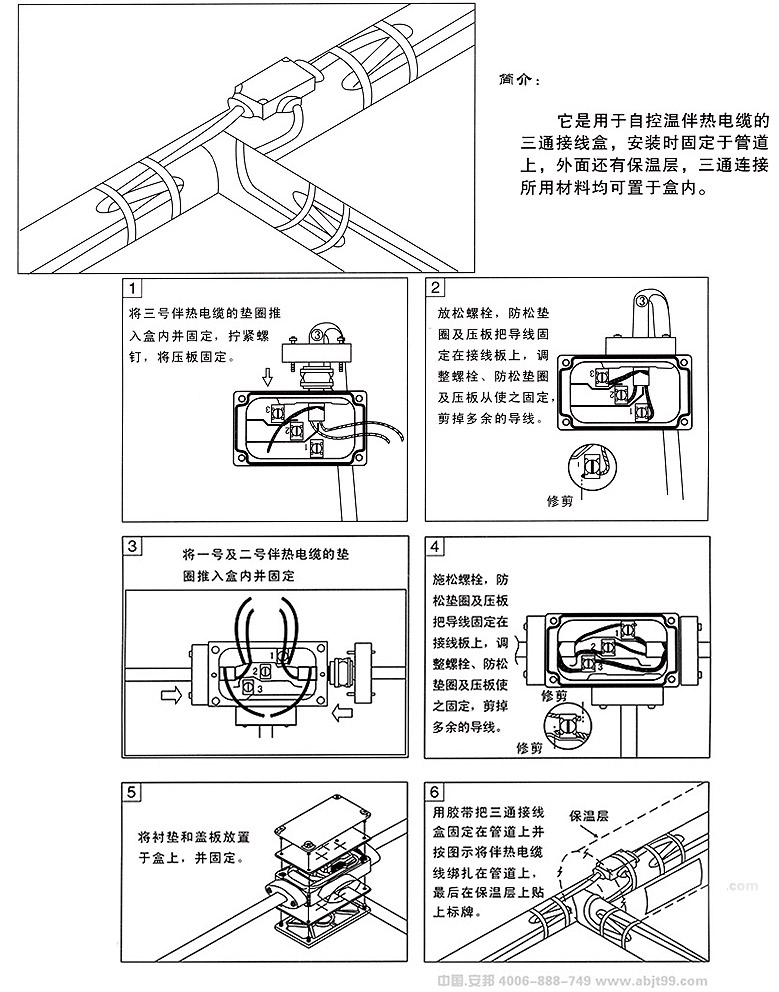 电草莓视频网址下载FTH防爆三通接线盒作用及其安装方法(图1)