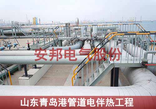 山东青岛港大型管道电草莓视频网址下载项目